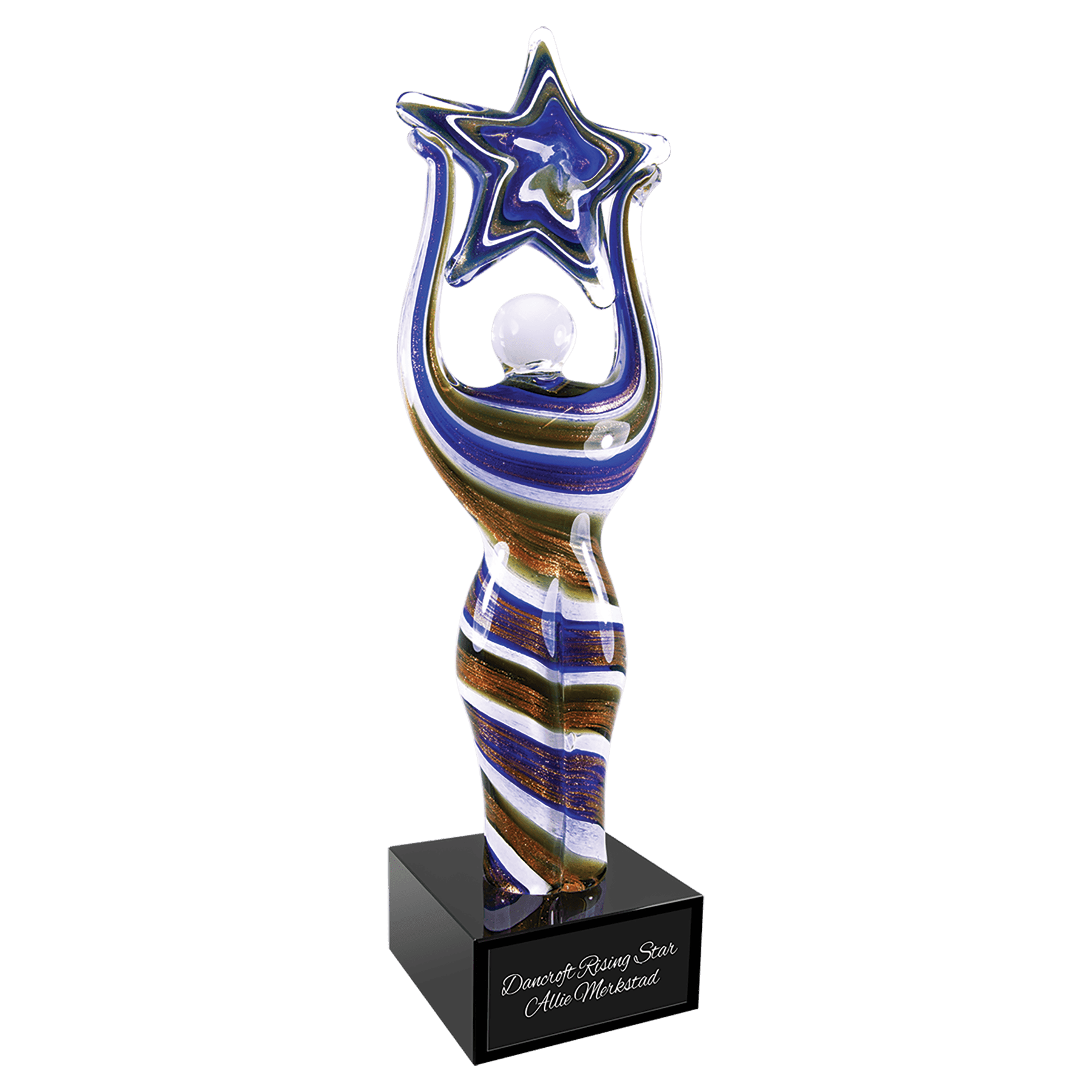 RoSho Awards and Graphics · Glass Figure with Star (12